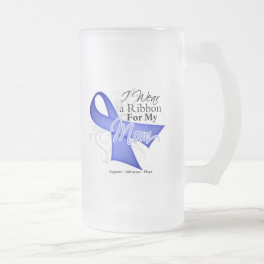 Mam Periwinkle Ribbon - Stomach Cancer Matglas Bierpul (Rechts)
