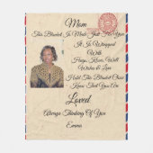 Mam personaliseert Fleece Blanket (Voorkant)