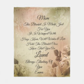 Mam personaliseert Fleece Blanket (Voorkant)
