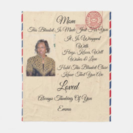 Mam personaliseert Fleece Blanket Deken