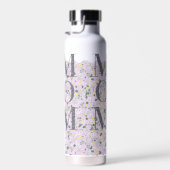 Mam Pilates Yoga licht paarse bloemen Waterfles (Rechts)