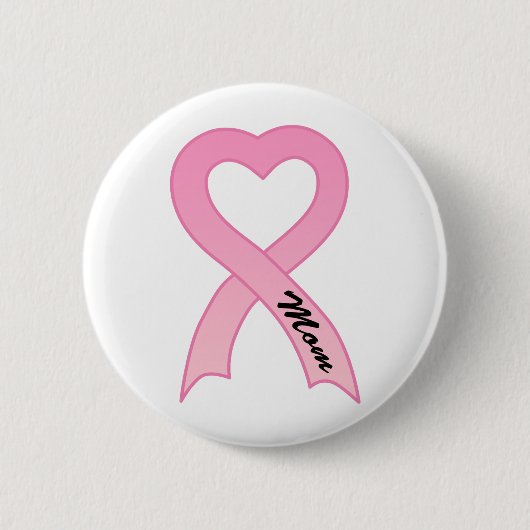 Mam Pink Ribbon Button (Voorkant)