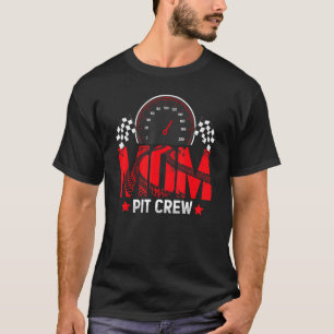 Mam Pit Crew Race Car Racing Birthday Family Pit C T-shirt