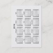 Mam Play Date Umbrella 2019 Calendar Contactkaartje (Achterkant)