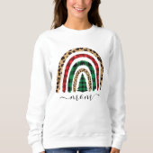 Mam Play en Leopard Print Rainbow Sweatshirt (Voorkant)
