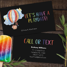 Mam Playdate Fun Colorful Ballon Calling Cards Visitekaartje
