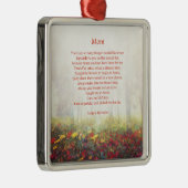 Mam Poetry Collector Metalen Ornament (Rechts)