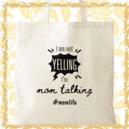Mam Praten Grappig Mum Leven Moederdag Gift Tote Bag