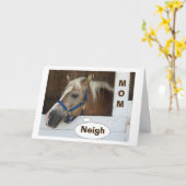 **MAM**PRATEND PAARD ZEG NEIGH-JE BENT HOE OUD? KAART (Gele Bloem)