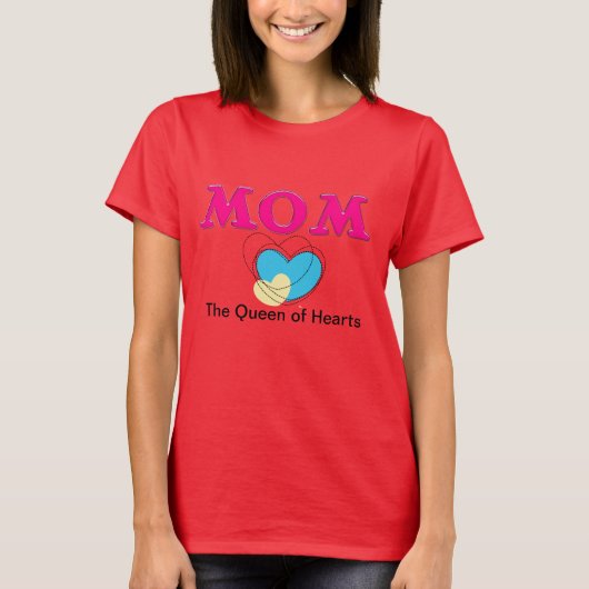 Mam - Queen of Hearts T-Shirt (Voorkant)