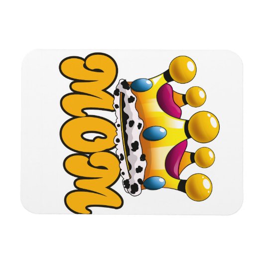 Mam Queens crown Magneet (Horizontaal)