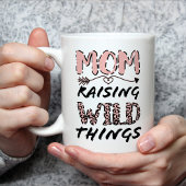 Mam Raising Wilde Dingen citeert Funny Leopard Pri Koffiemok
