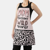 Mam Raising Wilde Dingen citeert Funny Leopard Pri Schort (Insitu)