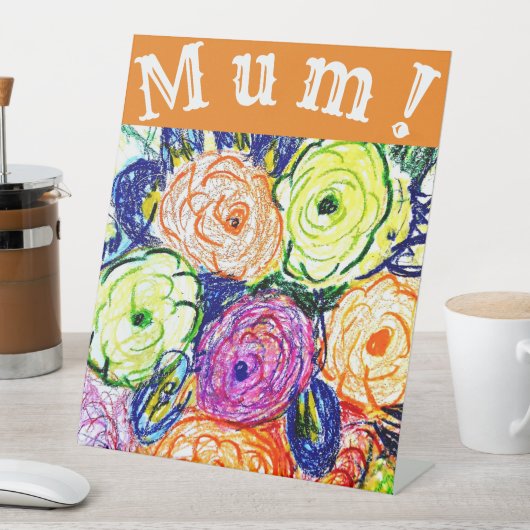 MAM! RECLAMEBORD MET VOETSTUK (Insitu)