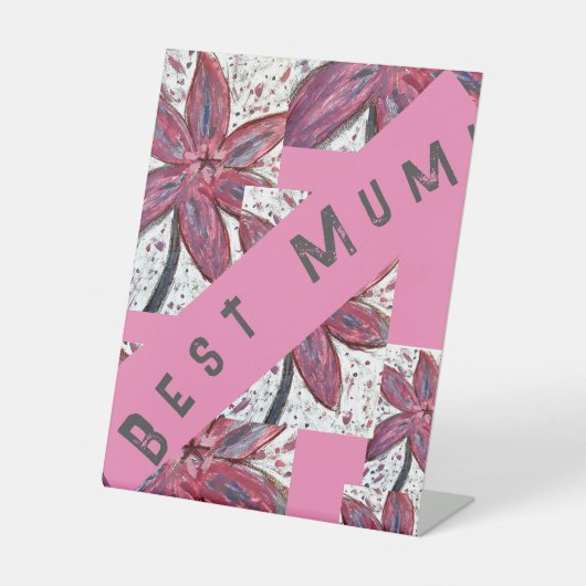 Mam! Reclamebord Met Voetstuk (Voorkant)