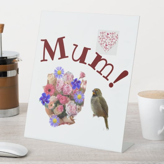 Mam! Reclamebord Met Voetstuk (Insitu)