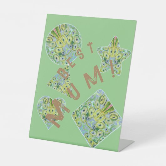 Mam! Reclamebord Met Voetstuk (Voorkant)