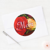 Mam Red Yellow Rose Sticker (Envelop)