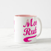 Mam Regels Funny Gezegde Mok (Voorkant rechts)