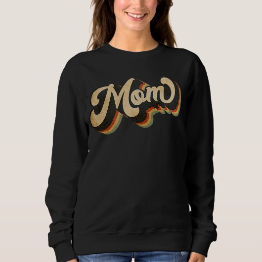 Mam Retro Groovy Quote Moederdag Trui (Voorkant)