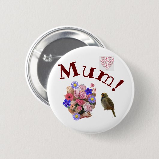 Mam! Ronde Button 5,7 Cm (Voorkant /achterkant)