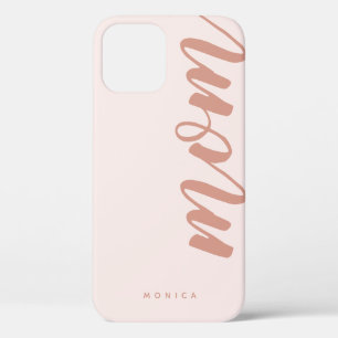 Mam Roze en Roos Gold Minimalistische iPhone 12 Ho Case-Mate iPhone Case