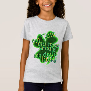 Mam Schattige Papa Lucky St. Patrick's Day T-shirt