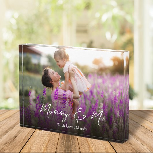 Mam Schattige Quote Mama en Me Script Fotoblokken