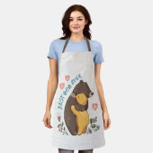 Mam schort, moederdag cadeau, beste moeder ooit schort (Gedragen)