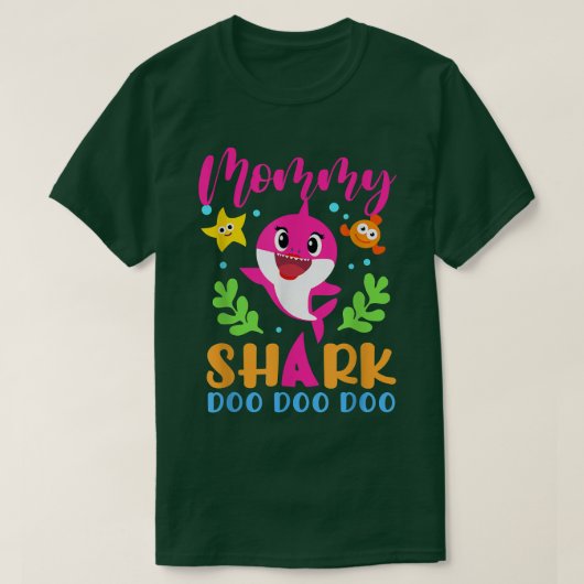 Mam SharkMamMam Shark Lover Familie T-shirt (Design voorkant)