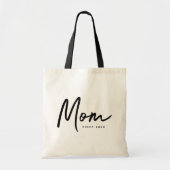 Mam sinds 20XX Modern Eenvoudig Chic Tote Bag (Voorkant)