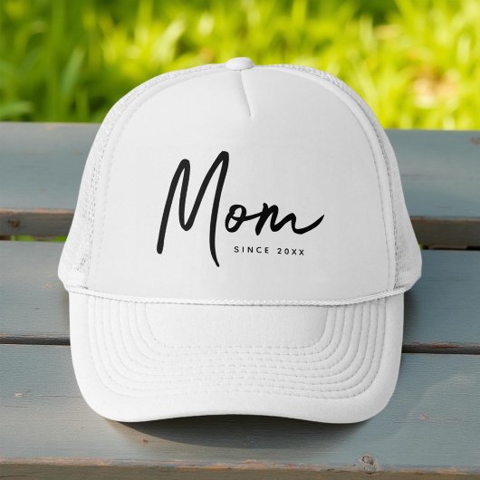 Mam sinds 20XX Modern Eenvoudig Chic Trucker Pet