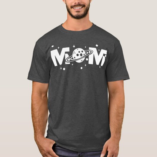 Mam Space Astronaut mama Momlife Moederdag T-shirt (Voorkant)