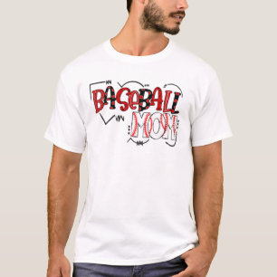 Mam Squad Leopard print Baseball Moeder Woman T-shirt
