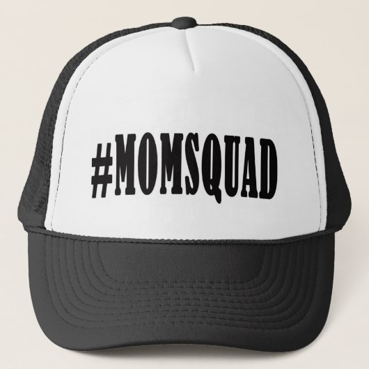 Mam Squad #momsquad Trucker Hat Trucker Pet (Voorkant)