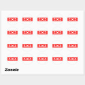 Mam Stamp Ronde Sticker (Vel)