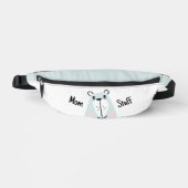 Mam Stuff - beetje grappig beer Heuptasje (Voorkant)