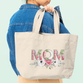 Mam Stylish Modern Floral Botanical Flowers Tote Bag