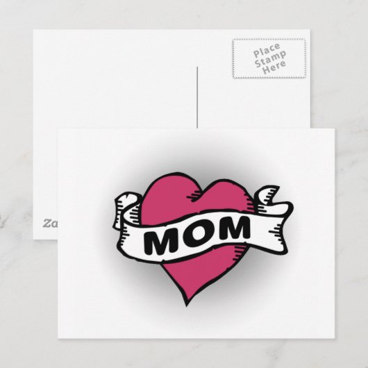 Mam Tattoo Briefkaart (Voorkant / Achterkant)