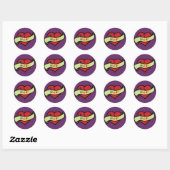 Mam Tattoo Heart Ronde Sticker (Vel)