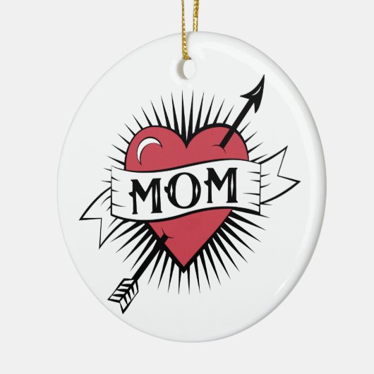 Mam Tattoo Keramisch Ornament (Links)