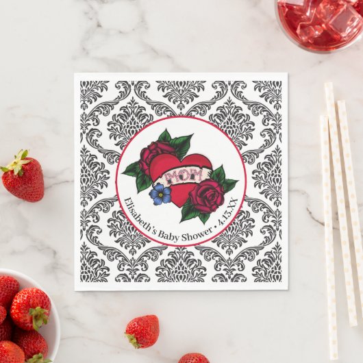  mam Tattoo Papier Napkins Servet (Insitu)