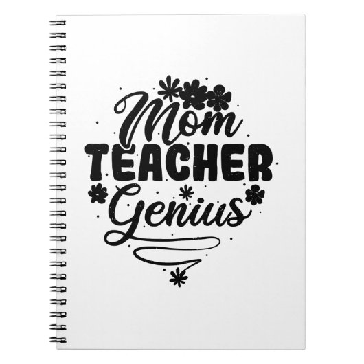 Mam Teacher Genius Notitieboek (Voorkant)