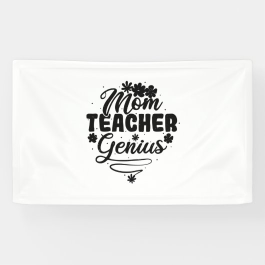 Mam Teacher Genius Spandoek (Horizontaal)
