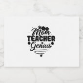 Mam Teacher Genius Sparkling Wijnetiket (Enkel label)