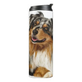 Mam tegen een klootzak Tumbler Thermosbeker (Gedraaid links)