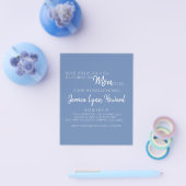 Mam-to-be Baby shower Invitation Flyer (Enkel)