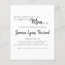 Mam-to-be Baby shower Invitation Flyer