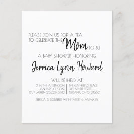 Mam-to-be Baby shower Invitation Flyer