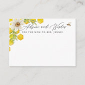 Mam-to-Bee gepersonaliseerd advies en wensen Kaart (Voorkant)